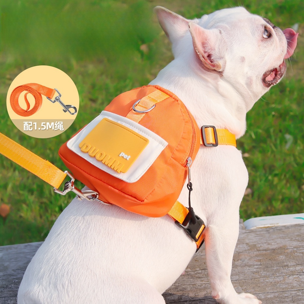 Mochila Pet Para Cachorro Cães Gatos Coleira Peitoral Com Guia Mini Saco De Ombro Bolsa024-167/168V em Oferta na Shopee