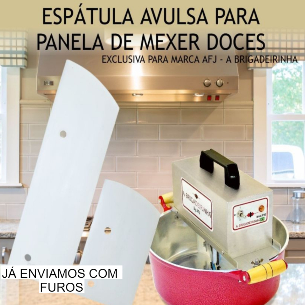 Espátula De Silicone Para Panela De Mexer Doces N 28 em Oferta na Shopee