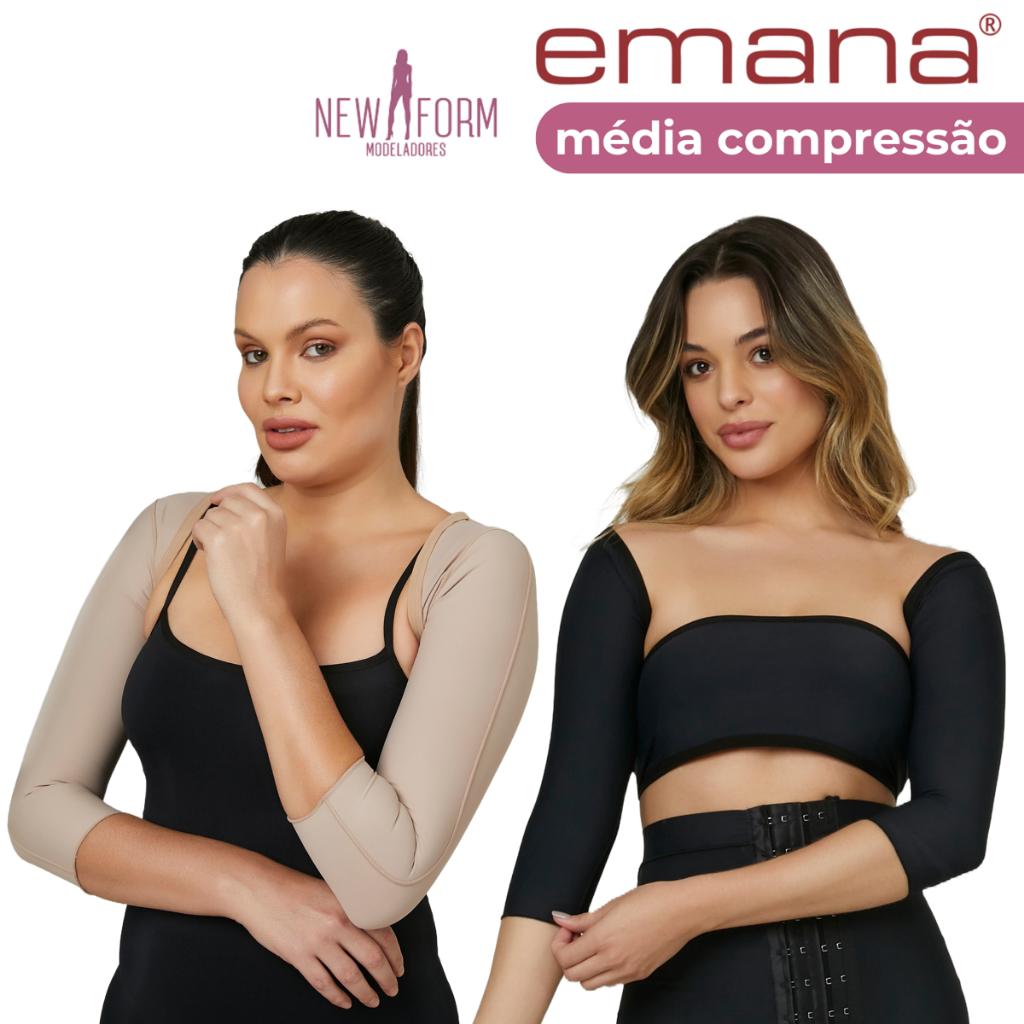Mangas Lipo De Braços Bolero Tecido Especial Emana New Form