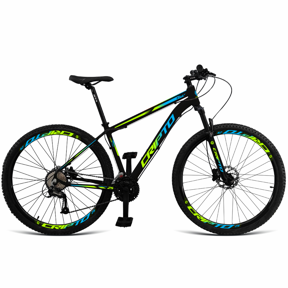 Bicicleta Aro 29 Cripto 24 Marchas Freios Disco e Suspensão em Oferta na Shopee