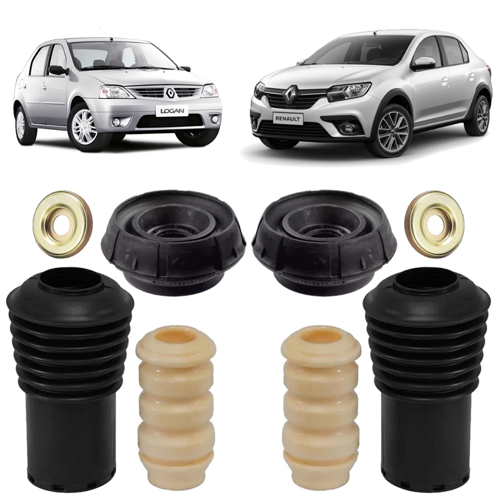 KIT COXIM AMORTECEDOR DIANTEIRO RENAULT LOGAN 2007 A 2023