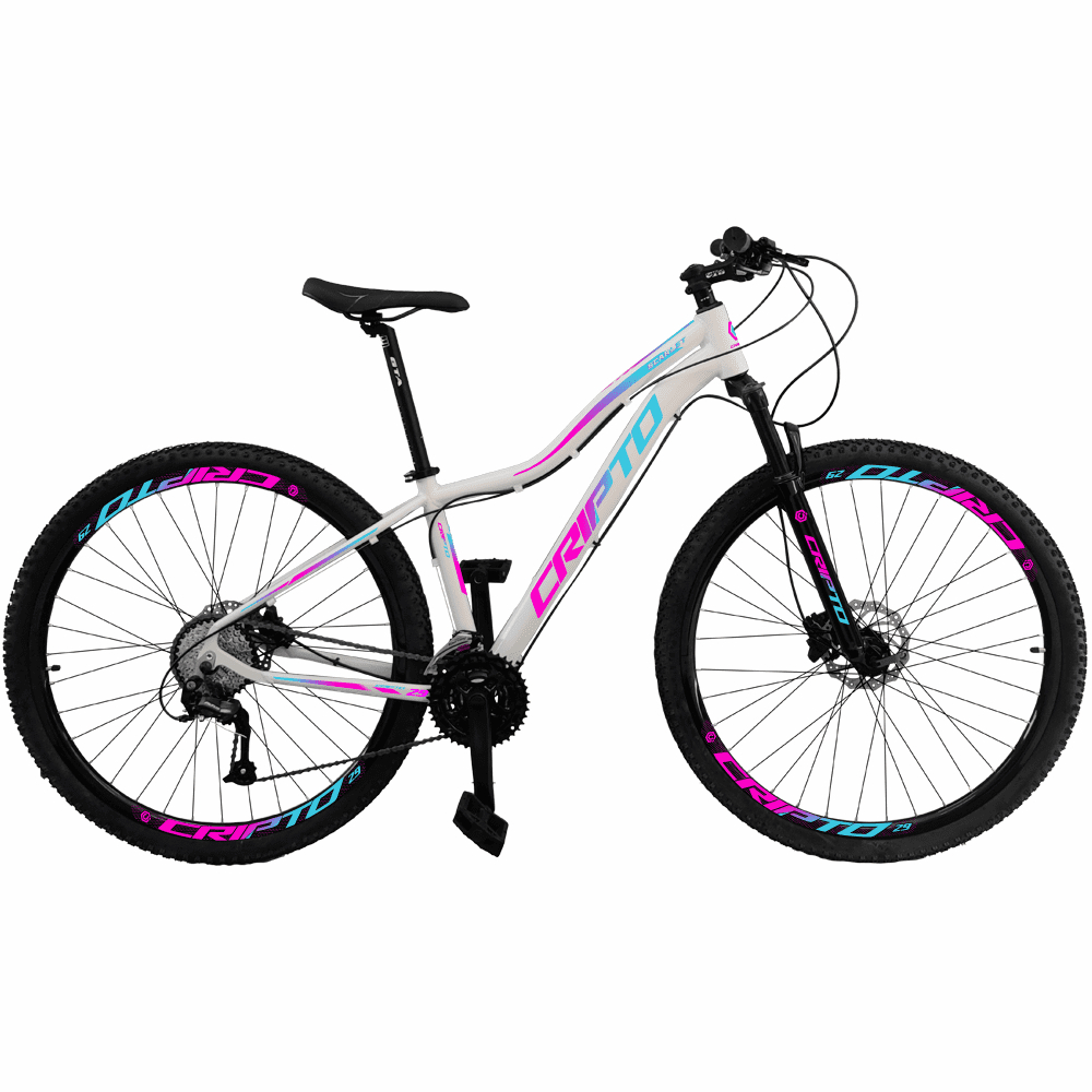 Bicicleta Aro 29 Cripto 24 Marchas Freio Disco c/Suspensão