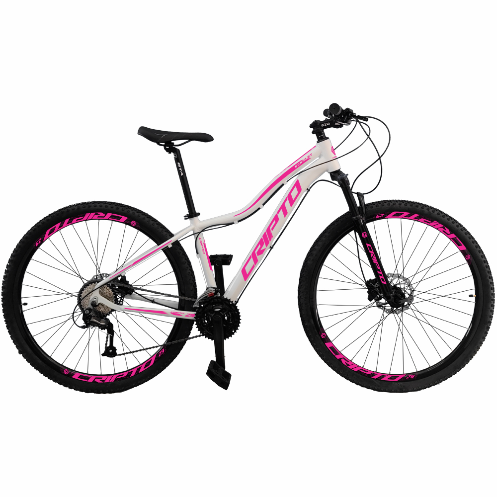 Bicicleta Aro 29 Cripto 24 Marchas Shimano e Freio a Disco