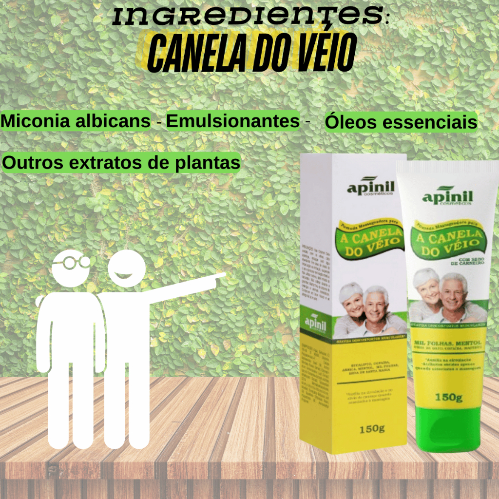 Kit 2 Cremes Canela do Véio Anti-Inflamatório Resultado Garantido 150g — imagem 2 de 2