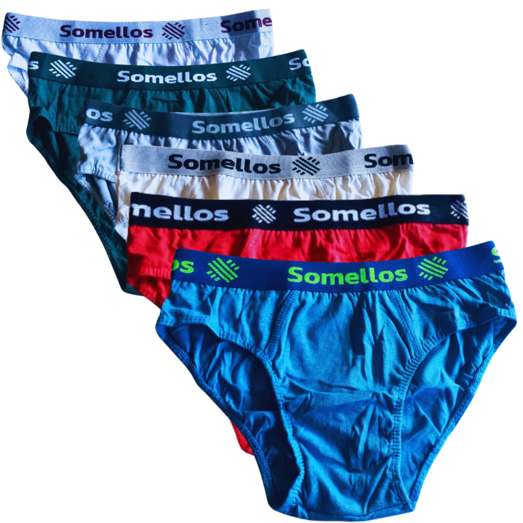 Kit 6 Cuecas Slip Masculino Promoção somellos em Oferta na Shopee