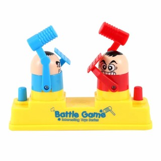 Jogo De Batalha Bate Martelo Brinquedo Bonecos Lutadores