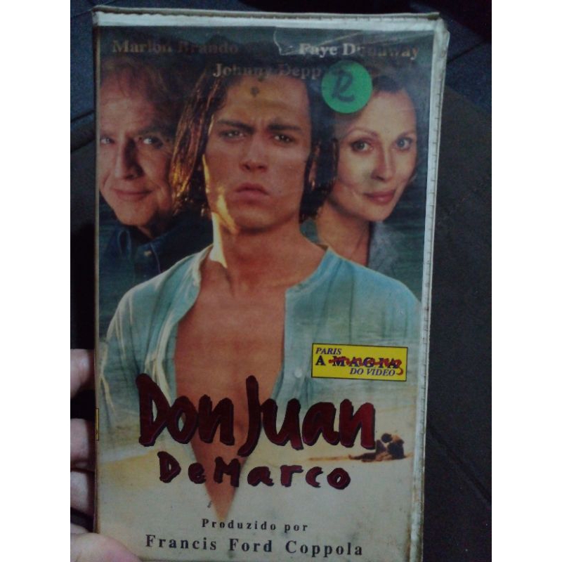 VHS Don Juan De Marco ( legendado) Johnny Depp