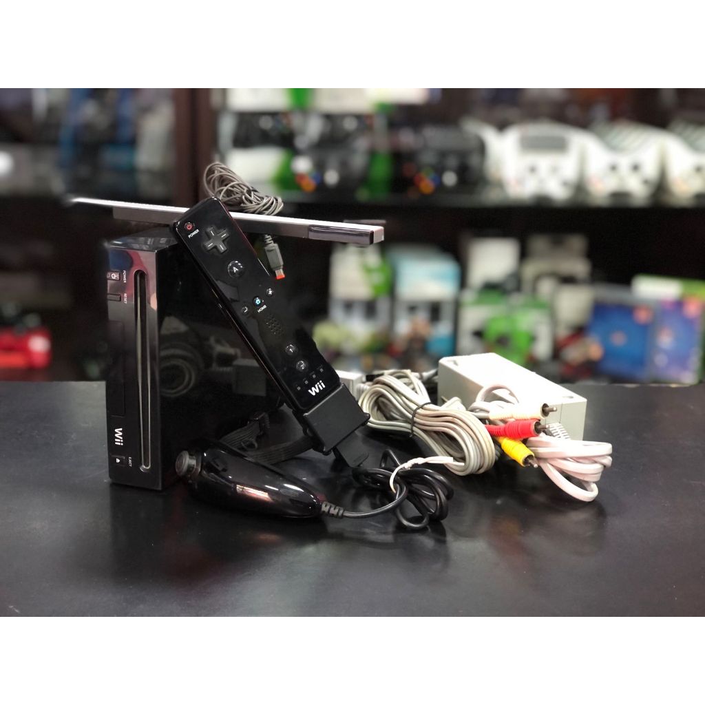 Nintendo WII memória 32gb preto completo vários jogos e Acessórios usado