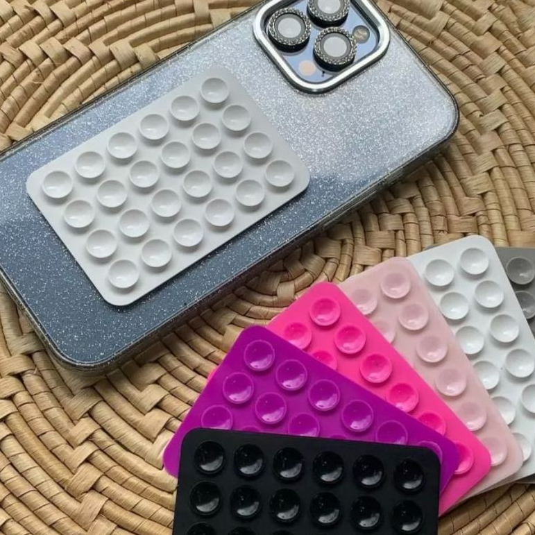 Suporte De Silicone Com Ventosa Para Capinha Celular e Para Uso Diário