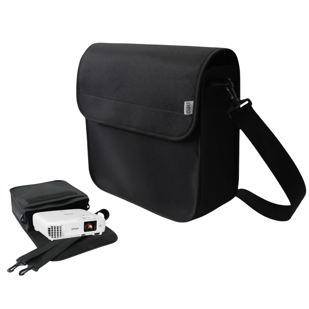 Bolsa Mala Para Projetor 34X27.5X13cm Com Bolso Compatível Benq Epson Sony LG Pronta Entrega