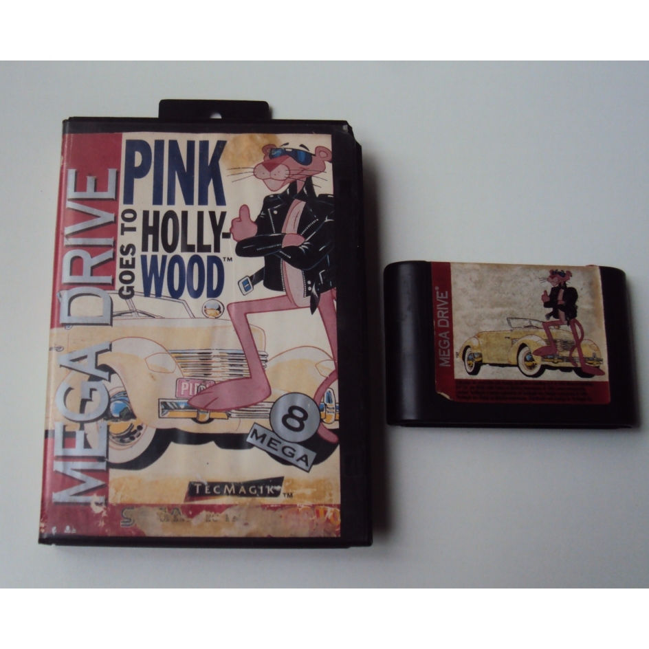 Pink Goes To Hollywood Original Tectoy Para Mega Drive - Funcionando - Usado