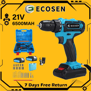 Furadeira Parafusadeira a bateria 21V/ 12Vcom kit de brocas e bits Kit de 28pcs em Oferta na Shopee
