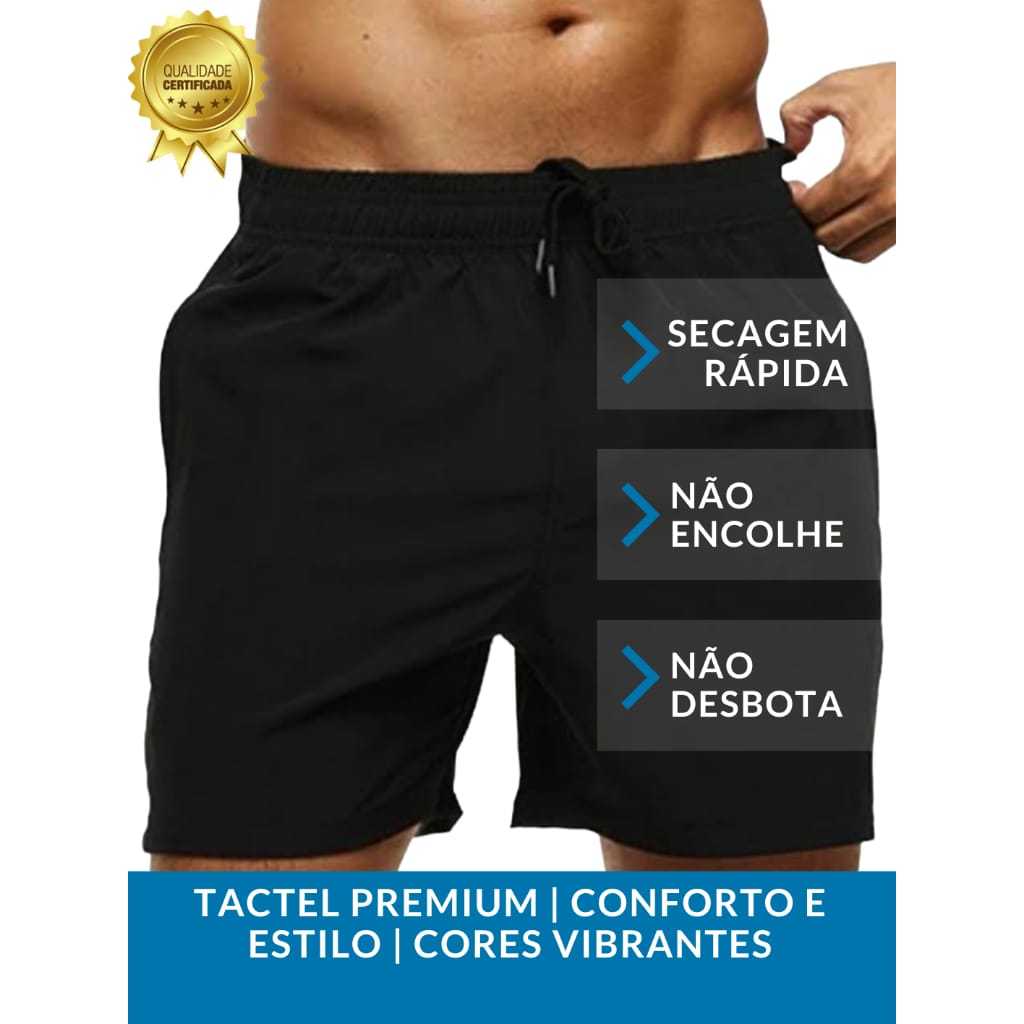 Bermuda masculina roupa Short academia masculino tactel elastano calção Dry fit corrida