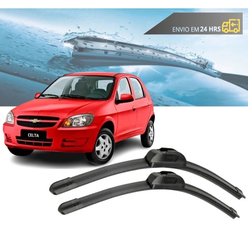 Par Palheta Limpador Parabrisa Celta de 2001 até 2015 TODOS em Oferta na Shopee