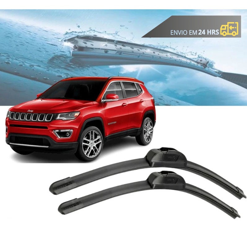 Par Palheta Limpador Parabrisa Jeep Compass 2017 A 2019 em Oferta na Shopee