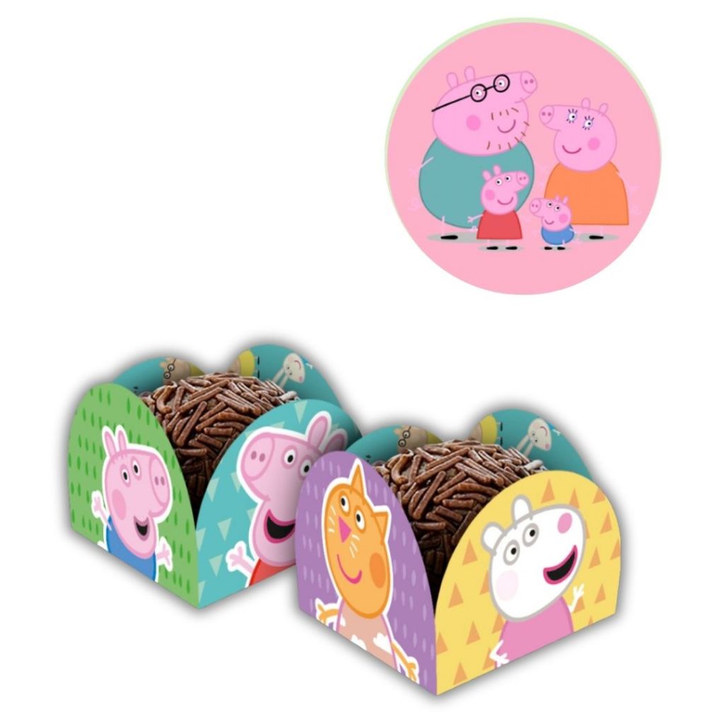 50~200  PORTA FORMINHA PEPPA PIG CLASSICA Regina em Oferta na Shopee