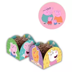 50~250 PORTA FORMINHA PEPPA PIG CLASSICA Regina(CHOCO)