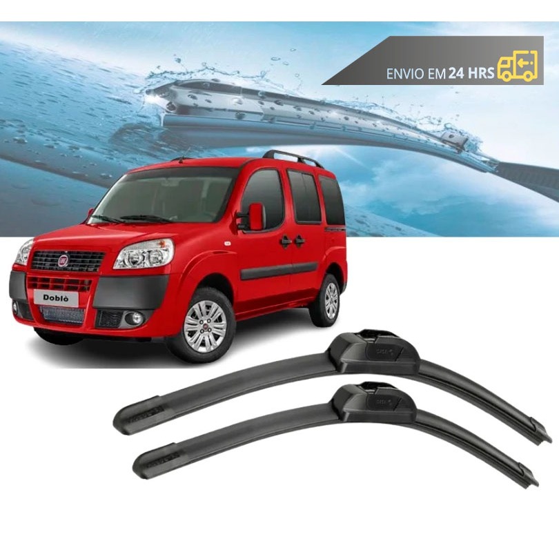 Par Palheta Limpador Parabrisa Fiat Doblo 2001 até 2020 em Oferta na Shopee