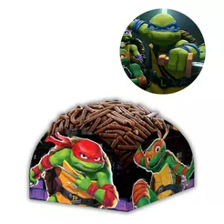 50~250 PORTA FORMINHA TARTARUGAS NINJA REGINA (CHOCO)