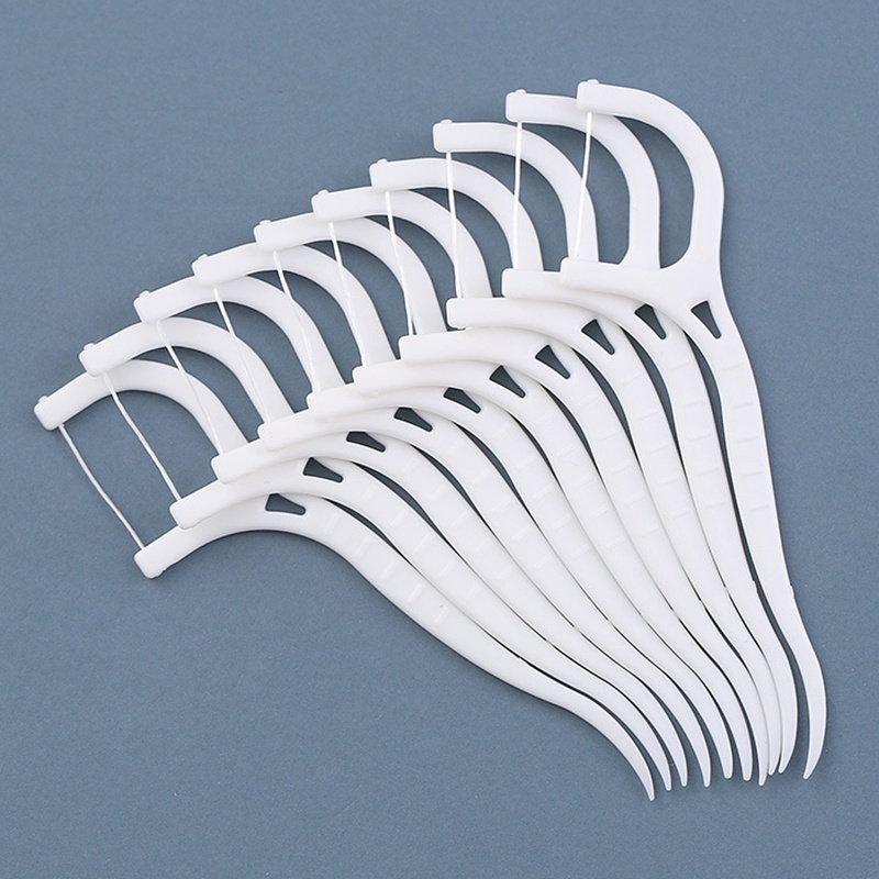 50 Pcs Fio Dental Picks Palitos Dentes Vara Dente Escova De Limpeza Interdental Pick Oral ...