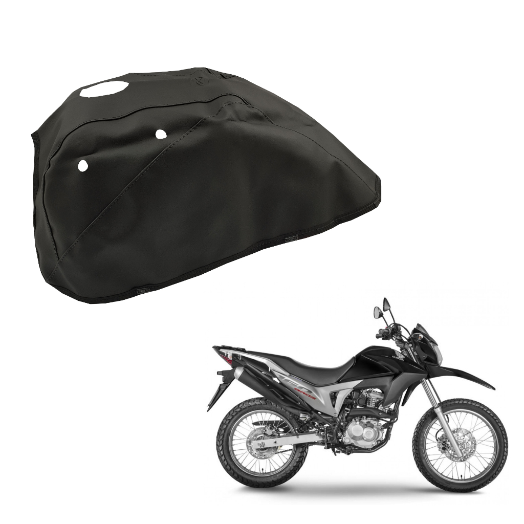 Capa Do Tanque Honda Nxr Bros 160 De 2015 a 2024 - Preto - Sem Logo