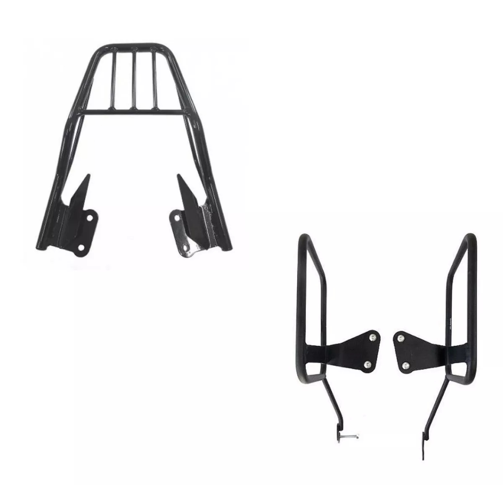 Suporte Bau Traseiro + Afastador de Alforge Chapam Twister 250 2016 Diante