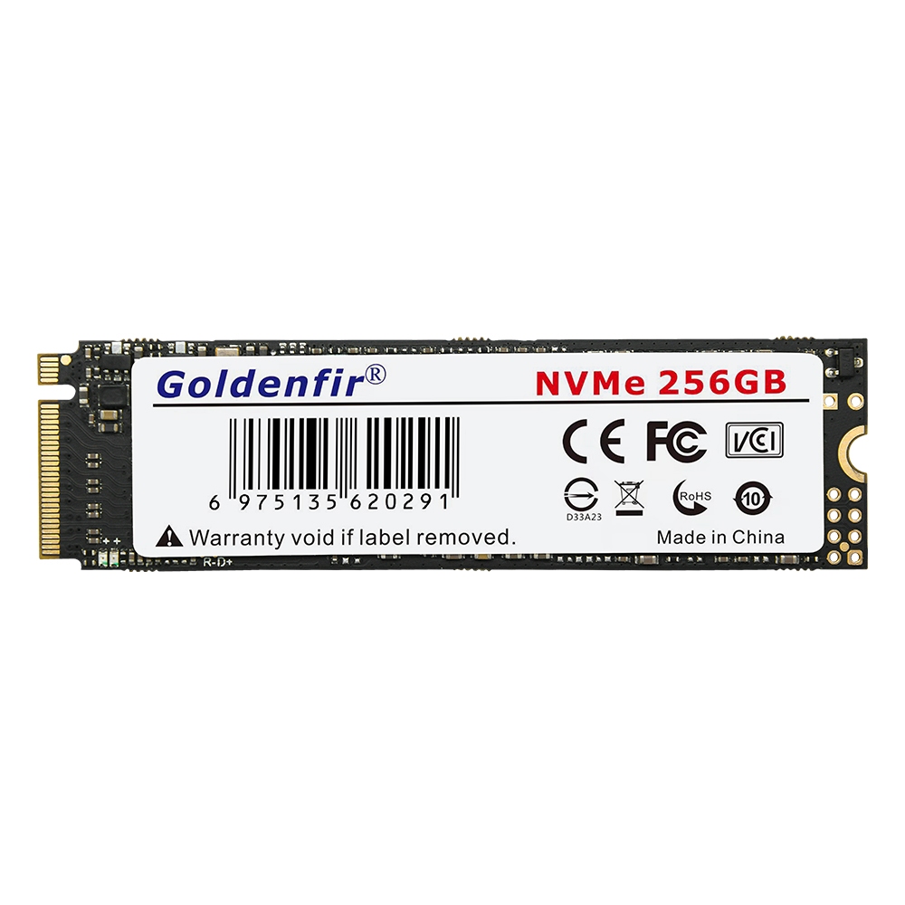 Hd Ssd Goldenfir 256gb M2 Nvme Cor Preto Novo Lacrado