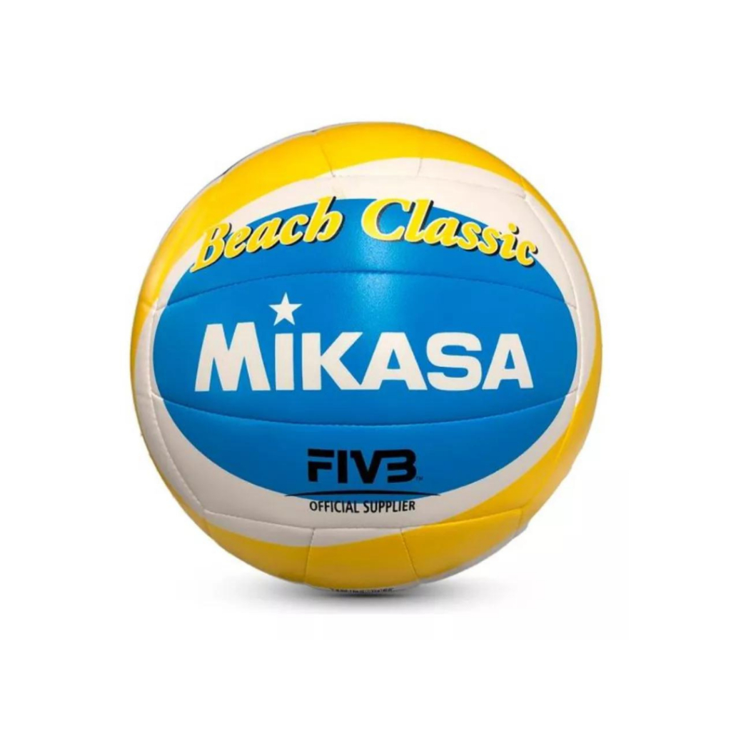 Bola De Vôlei De Praia Mikasa Bv543c-ysb Padrão Fivb Treino Lazer Iniciantes Original