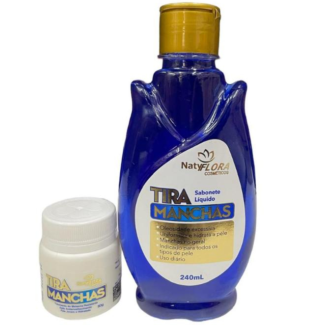 Pomada Clareadora Tira Manchas  1 Pomada 1 liquido Natyflora