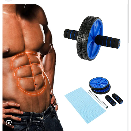 Roda Para Exercícios Abdominais Desmontável Academia