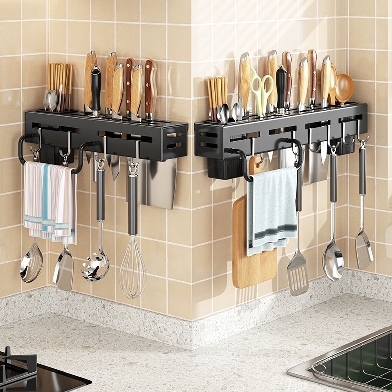 Suporte Para Armazenamento de Facas com Ganchos Para Talheres Utensílios de Cozinha-M3 em Oferta na Shopee