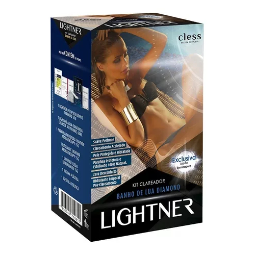 Kit Clareador De Pelos Cless Lightner Banho De Lua Diamond