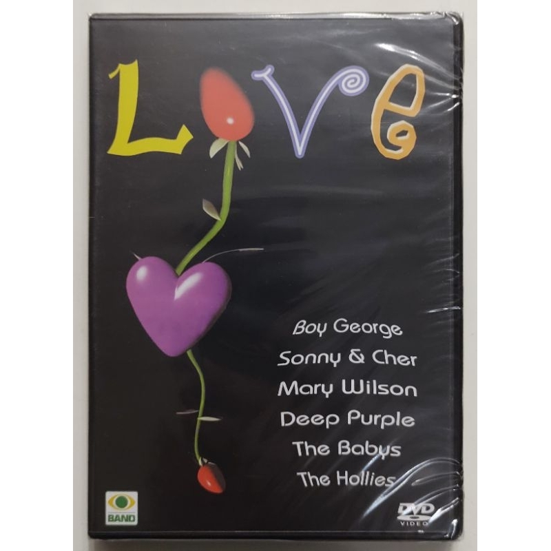 DVD - LOVE - ( BAND MUSIC ) - BOY GEORGE, THE PURPLE, THE HOLLIES...