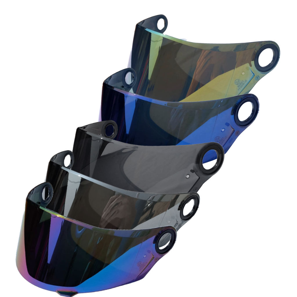 Viseira Para Capacete Espelhada Ls2 FF358 FF392 FF396 FW3 GT Anti Risco Fume Preta Camaleão Cromada Azul Dourada Colorida Helt Texx Mormaii Escura