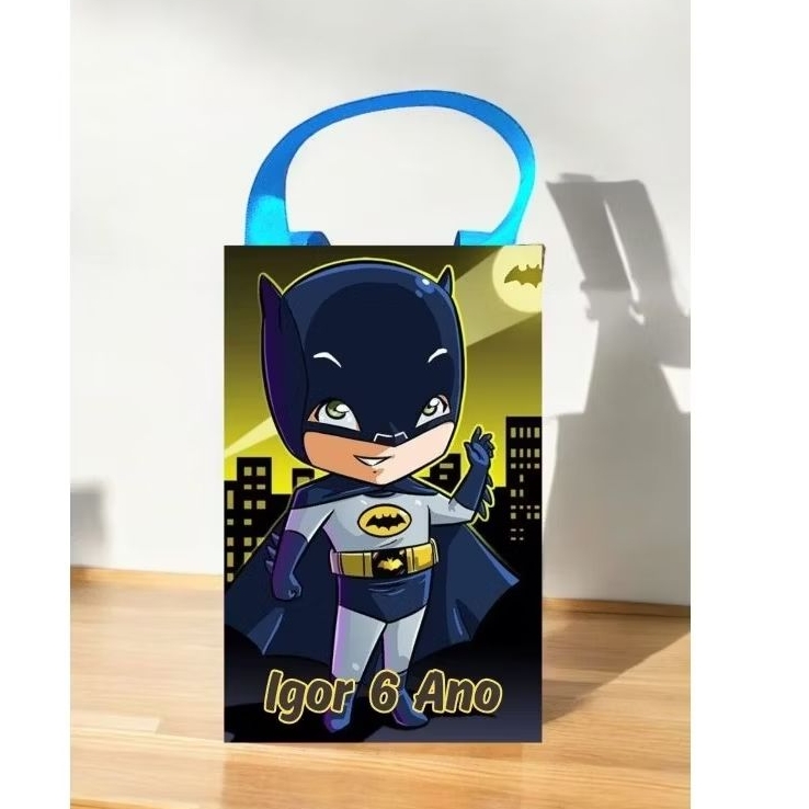 10 Sacolinhas Personalizadas Escolha seu tema/ Lembrancinha Festa Infantil/Sacola Surpresa