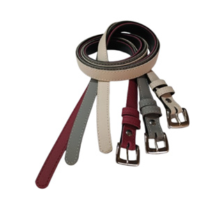 KIT 3 CINTOS COURO ECO BLOGUEIRA FINO FIVELA PEQUENA em Oferta na Shopee