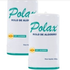 Kit 2 Algodão Hidrófilo 500g  Cada - Polax em Oferta na Shopee