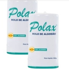 Kit 2 Algodão Hidrófilo 500g  Cada - Polax em Oferta na Shopee