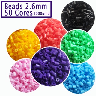 Hama Perler Beads tipo HARD 2.6mm 50 CORES (1000unid por pacote) Marca Artkal em Oferta na Shopee