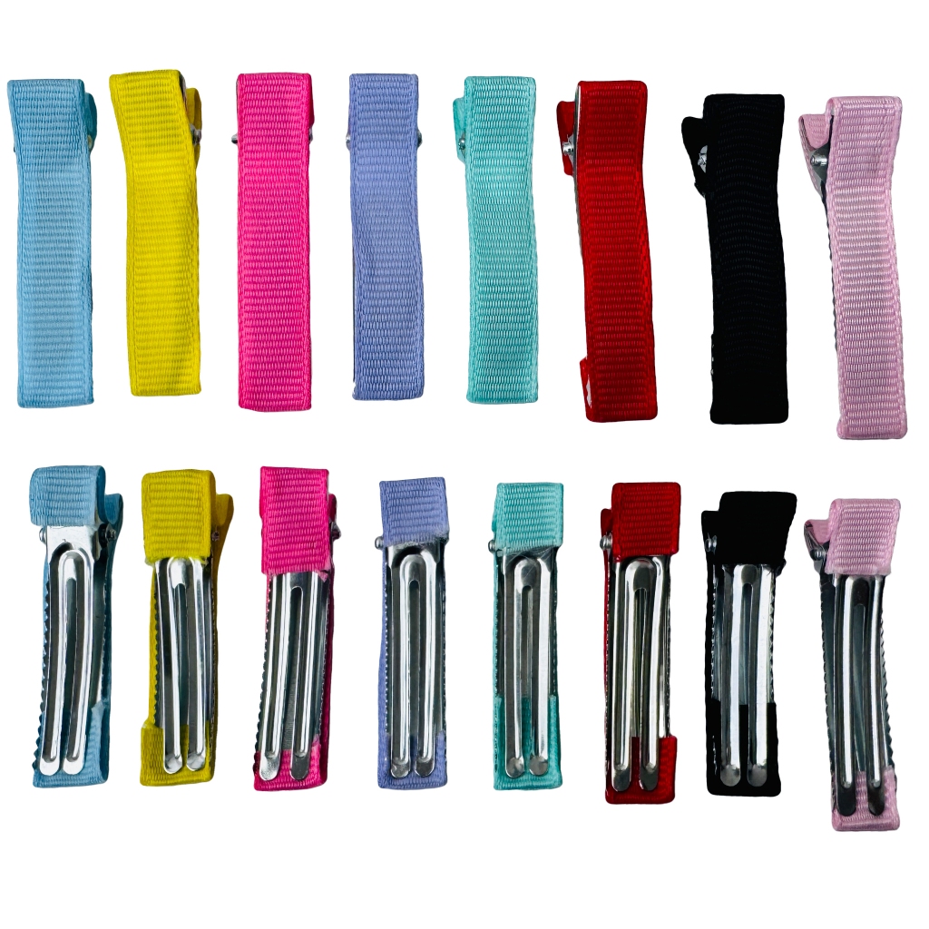 Bico de Pato Presilha Encapado – Tamanho 5cm com Duas Garras, Revestimento em Tecido