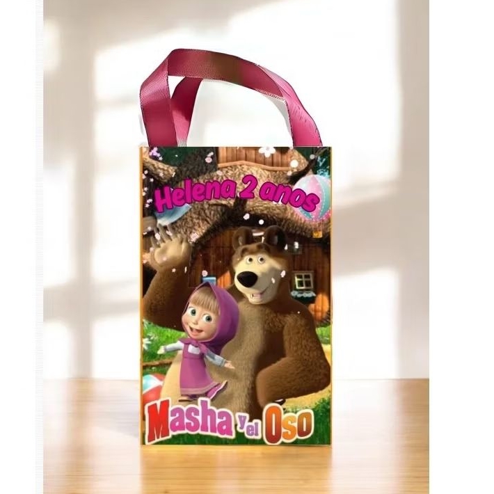 10 Sacolinhas Personalizadas Escolha seu tema/ Lembrancinha Festa Infantil/Sacola Surpresa