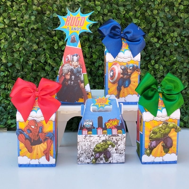kit festa vingadores | 15 lembrancinhas personalizadas Vingadores | Aniversário Vingadores