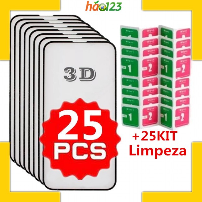 Kit 25 Película 3D Vidro Temperado Para Samsung Galaxy A55 A35 A25 A15 A05 A05s A54 A34 A24 A14 A04 A04s A04e A73 A53 A33 A23 A13 A03 A03s A03 Core A72 A52 A32 A22 A12 A02 A02s A71 A51 A31 A21 A21s A01 A01 Core