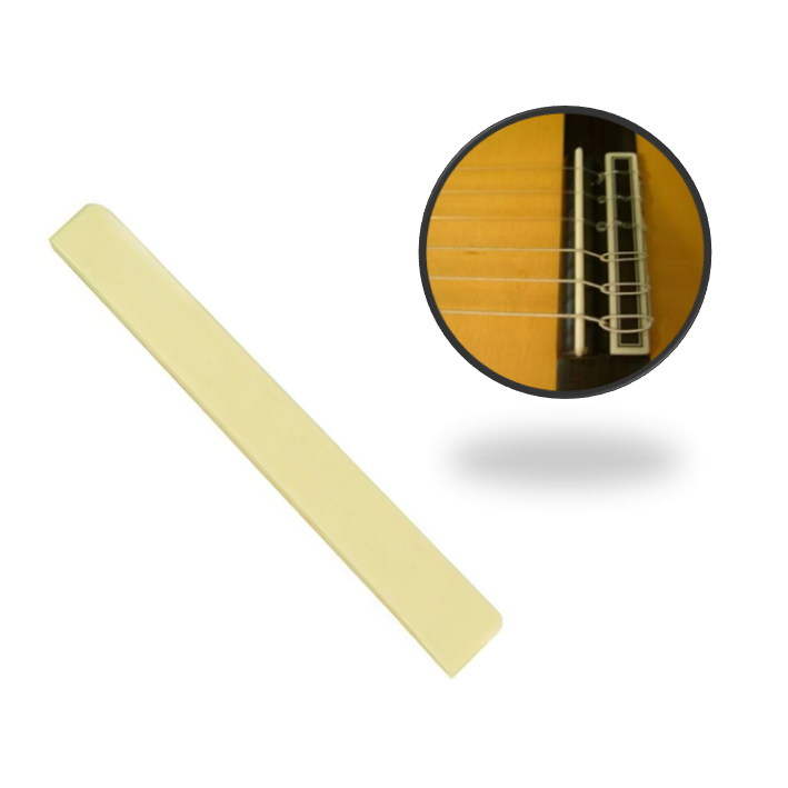 Rastilho Osso Violão Clássico 80mm Moldado Di Giorgio Rozini Giannini