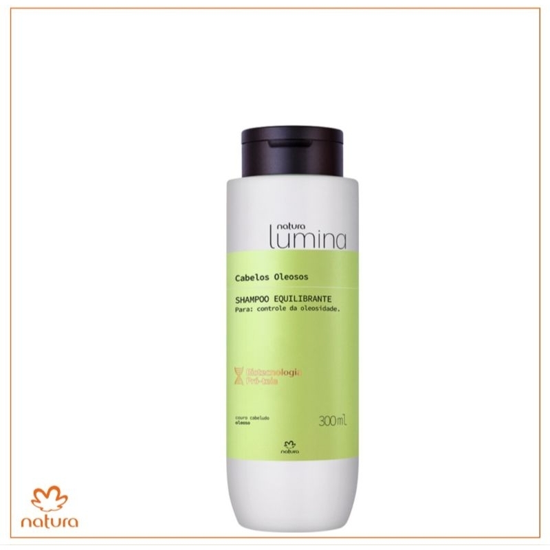 Natura Shampoo Lumina Equilibrante para Cabelos Oleosos 300ml em Oferta na Shopee