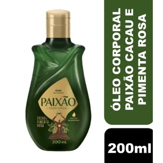 Óleo Deo Corporal Paixão Cacau E Pimenta Rosa 200ml
