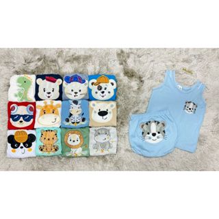 Kit Regata e Tapa-Fralda Bordado 3D Masculino – 2 Peças (RN Baby) em Oferta na Shopee