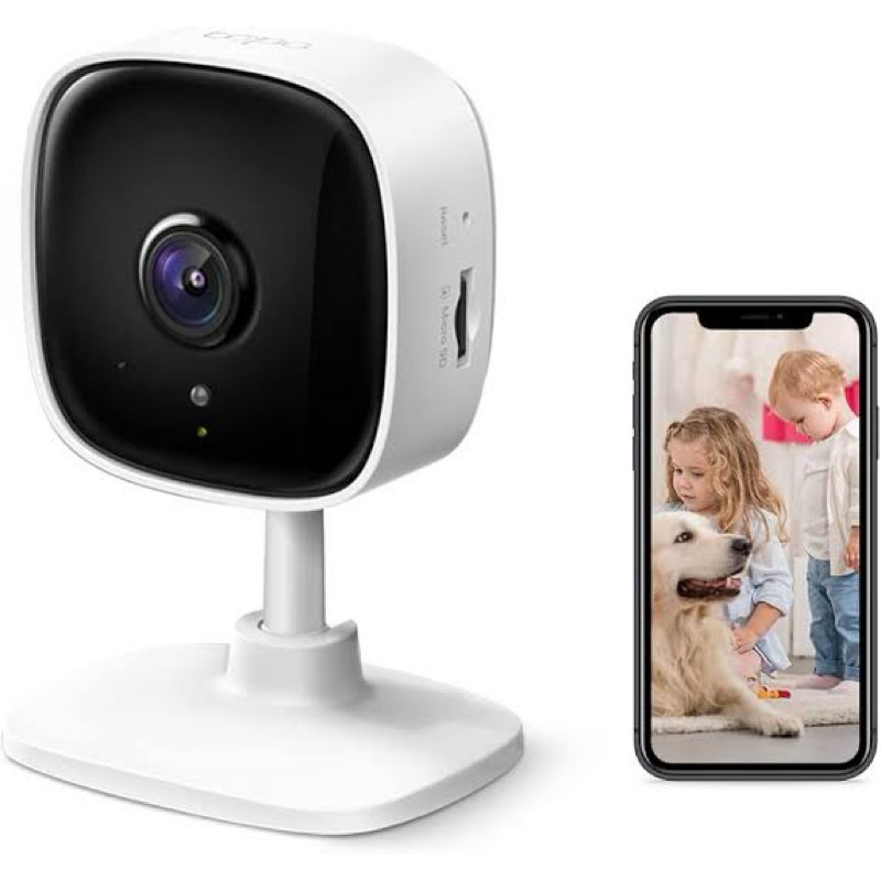 Câmera de Segurança Monitoramento Tp-Link Tapo C110 Wi-Fi 2K MicroSD até 256gb Branca/ Preta CX 1 UN