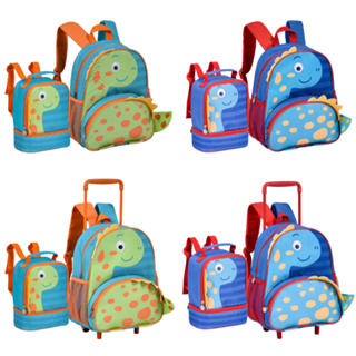 Mochila Infantil Desenho Animal Dinossauro Clio Pets Bebe Creche Passeio em Oferta na Shopee