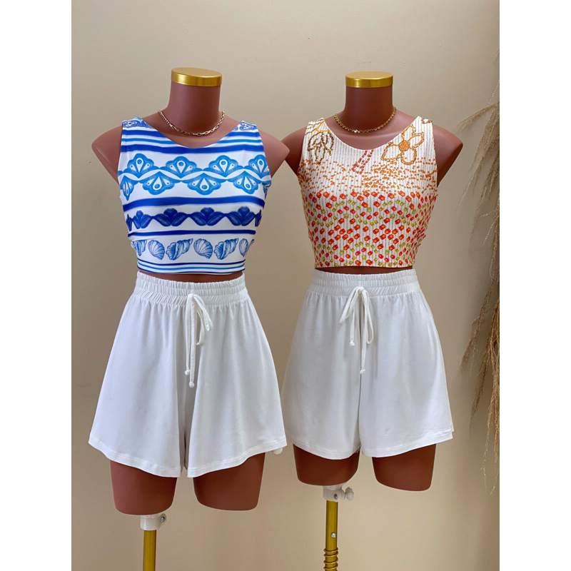 cropped feminino regata tendencia com forro